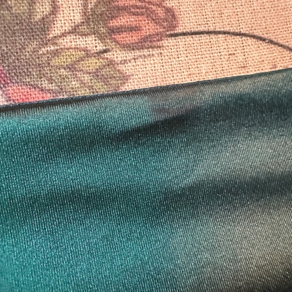 Windsor Emerald Green Ruched Asymmetric Bodycon Dress, Small - Picture 5 of 12